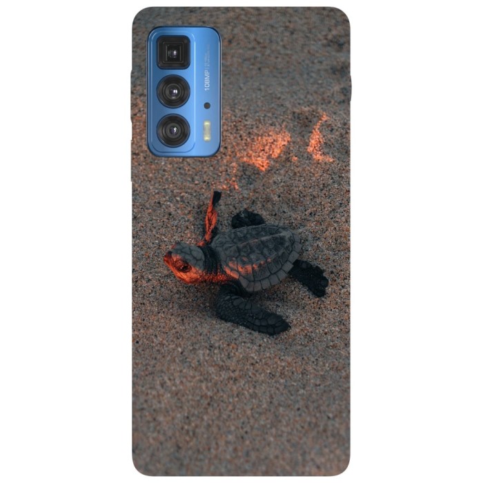 Husa compatibila cu Motorola G20 model Baby turtle, Silicon, TPU, Viceversa