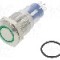 Intrerupator anti-vandalism, ON-(ON), &Oslash;16.2mm, BULGIN, MP0045/1E2GN012S