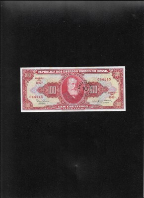 Brazilia 10 centavos pe 100 cruzeiros 1966(67) seria044145 foto