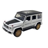 Macheta metal Mercedes G alba replica cu sunet lumini resort 1:32