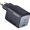 Incarcator retea Anker, Prime, 67W, PowerIQ 3.0, 2 x USB-C, 1 x USB-A, gri, &quot;A2669313&quot; (timbru verde 0.18 lei) - 194644187576