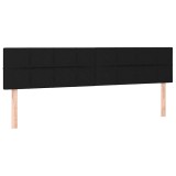 Cumpara ieftin Tablii de pat, negru, 180x5x78/88 cm, textil