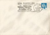 Rom&acirc;nia, Luna pădurii 1990, plic, Mediaş, 1990