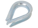 C&acirc;rlig de Fixare Cablu Oțel 18mm Zincat