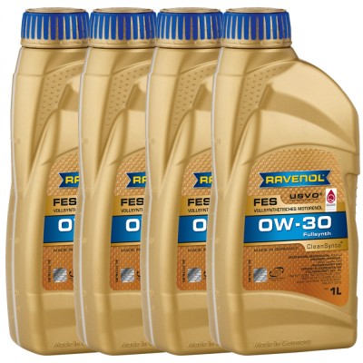Pachet 4 litri Ulei Ravenol FES USVO 0W30 foto