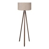 Cumpara ieftin Lampadar PWL-1059, Pako World, E27, Bej-Nuc, 38x38x140 cm
