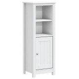 Cumpara ieftin Dulap de baie BERG, alb, 40x34x110 cm, lemn masiv de pin