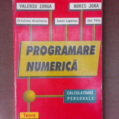 Programare numerica, calculatoare personale - Valeriu Iorga