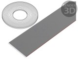 Cablu bandă 1,27mm litat Cu neecranat PVC gri 76m CONNFLY