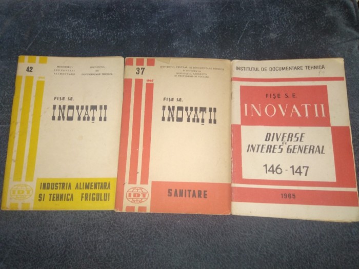 20 FISE SE INOVATII INDUSTRIA ALIMENTARA SI TEHNICA FRIGULUI SANITARE DE INTERES GENERAL ETC