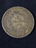 Franța 1875 A - 5 Franci - Monedă de argint #9, Europa