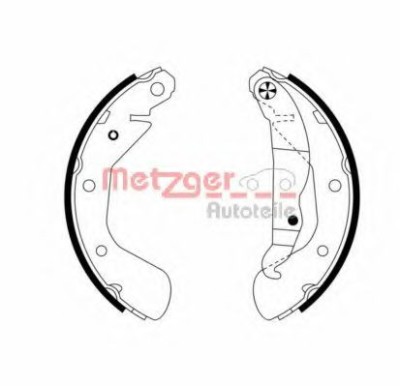 Set saboti frana OPEL CORSA C (F08, F68) (2000 - 2009) METZGER MG 952 foto