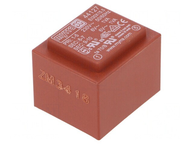 Transformator &Icirc;ncapsulat 2VA 230V 6V 167mA PCB