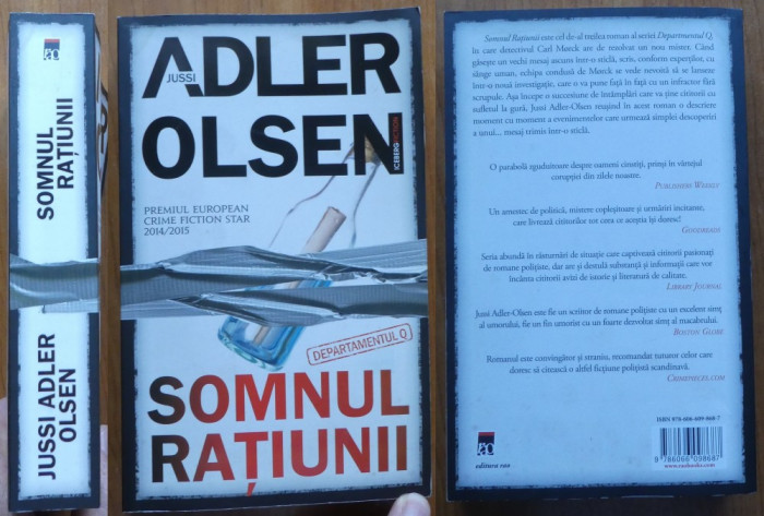 Adler Olsen , Somnul ratiunii , Premiul european Crime Fiction Star 2015