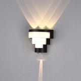 Cumpara ieftin Aplica LED, Negru, Exterior, 10W, lumina Calda
