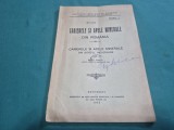 CARIERELE ȘI APELE MINERALE DIN ROM&Acirc;NIA * JUD. TREI-SCAUNE * 1 HARTĂ * 1929 * RADU PASCU * 4 3 1