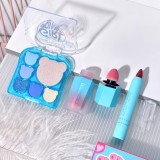 Set 3 produse de machiaj, kevin &amp; coco, ice blue bear, 6 culori, 15.5 x 13 x 3.4 cm, Flippy