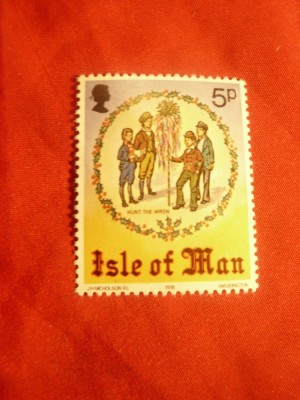 Serie Insula Man 1978 - Jocuri copii , 1 valoare foto