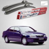Cumpara ieftin Ștergătoare Toyota Carina E Sedan 1992-1997 | Set Față Flat &ndash; TeamCar&reg;