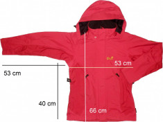 Geaca outdoor JACK WOLFSKIN Texapore, ventilatii (dama M/L) cod-447333 foto