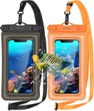 Pachet de 2 huse impermeabile pentru telefon pentru &icirc;not, caiac