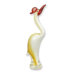 Egreta-figurina din sticla Murano MN-28