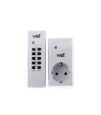 Priza cu telecomanda Well 3600W 16A foto