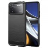 Husa Xiaomi Poco X4 Pro 5G Techsuit Carbon Neagra Protectie Shockproof Zgarieturi