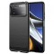 Husa pentru Xiaomi Poco X4 Pro 5G, Techsuit, Carbon, Neagra