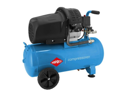 Compresor de aer profesional cu piston (cu accesorii) - Blue Series 2.2kW, 392L/min, 8 bari - Rezervor 50 Litri - AirPress-HL425/50-36888 foto