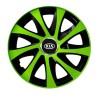 Set 4 Capace Roti Kia R13 Extra Drift Green &amp; Black - Accesorii Auto Aftermarket