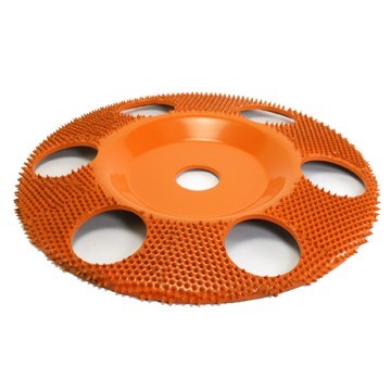 Disc sculptura lemn SABURR PLAT. &Oslash; 180mm Plat Foarte Aspru cu gauri