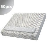 Inginails Pile profesionale unghii, zebră, rectangulare 100/180 - 50 buc