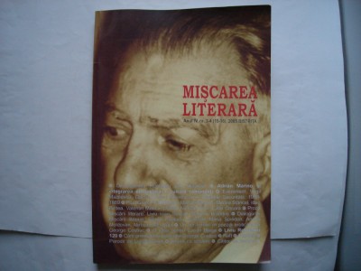 Miscarea literara, anul IV, nr. 3-4(15-16), 2005, Bistrita foto