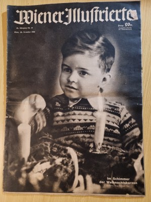 revista nazista austria 22 decembrie 1943-razboiul mondial,art. foto de pe front foto