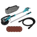 Cumpara ieftin Slefuitor pereti extensibil cu aspirator, 750W, diametru 215mm, 6 discuri, Detoolz