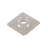 Set suporti cu adeziv patrat mic 19x19mm alb 100buc BAS.2MT.507 SapiSelco Italy