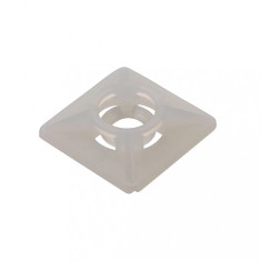 Set suporti cu adeziv patrat mic 19x19mm alb 100buc BAS.2MT.507 SapiSelco Italy