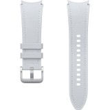 Galaxy Watch Hybrid Leather Band pentru Samsung Galaxy Watch6, 20 mm, S/M, Silver
