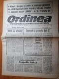 Ziarul Ordinea 2-8 Mai 1991: Articol Legionarii si Prezentul Tarii, 8 pagini, Bucuresti