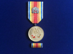 Decora?ie Romania - Medalie - 25 de ani de la Proclamarea Republicii, cu bareta foto