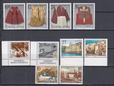 IUGOSLAVIA 2000/2001 SERII MNH foto