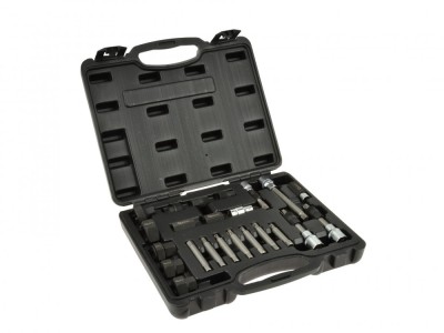 Set chei pentru asamblare/demontare alternator, 24 piese, Geko G02781 foto
