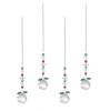 Set 4 decoratiuni suspendate Laiter, lungime 32.5 cm, multicolor