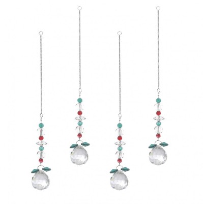 Set 4 decoratiuni suspendate Laiter, lungime 32.5 cm, multicolor foto