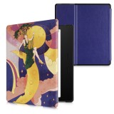Husa kwmobile pentru Amazon Kindle Oasis 10, Piele ecologica, Multicolor, 49417.30