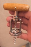 Tirbuson vintage GDR, Vintage DREKO Corkscrew from Germany GDR&ndash; Wooden Handle, Wine Bottle Opener