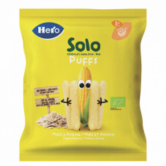 Snack eco de ovaz si porumb Solo pentru +8 luni, 25g, Hero Baby