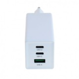 Incarcator OTB USB GaN 2xUSB-C si 1xUSB-A cu USB Power Delivery USB-PD 3 porturi 65W alb