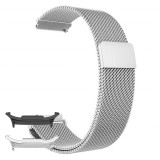 Curea tip Milanese Loop compatibila cu Samsung Galaxy Watch8 40mm, Silver, Size S